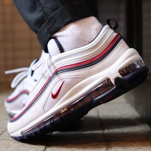 cr7 x air max 97,red and white nike air max 97