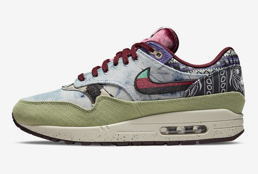 nike air max 1 khaki multi color,air max 1 kasina won ang orange